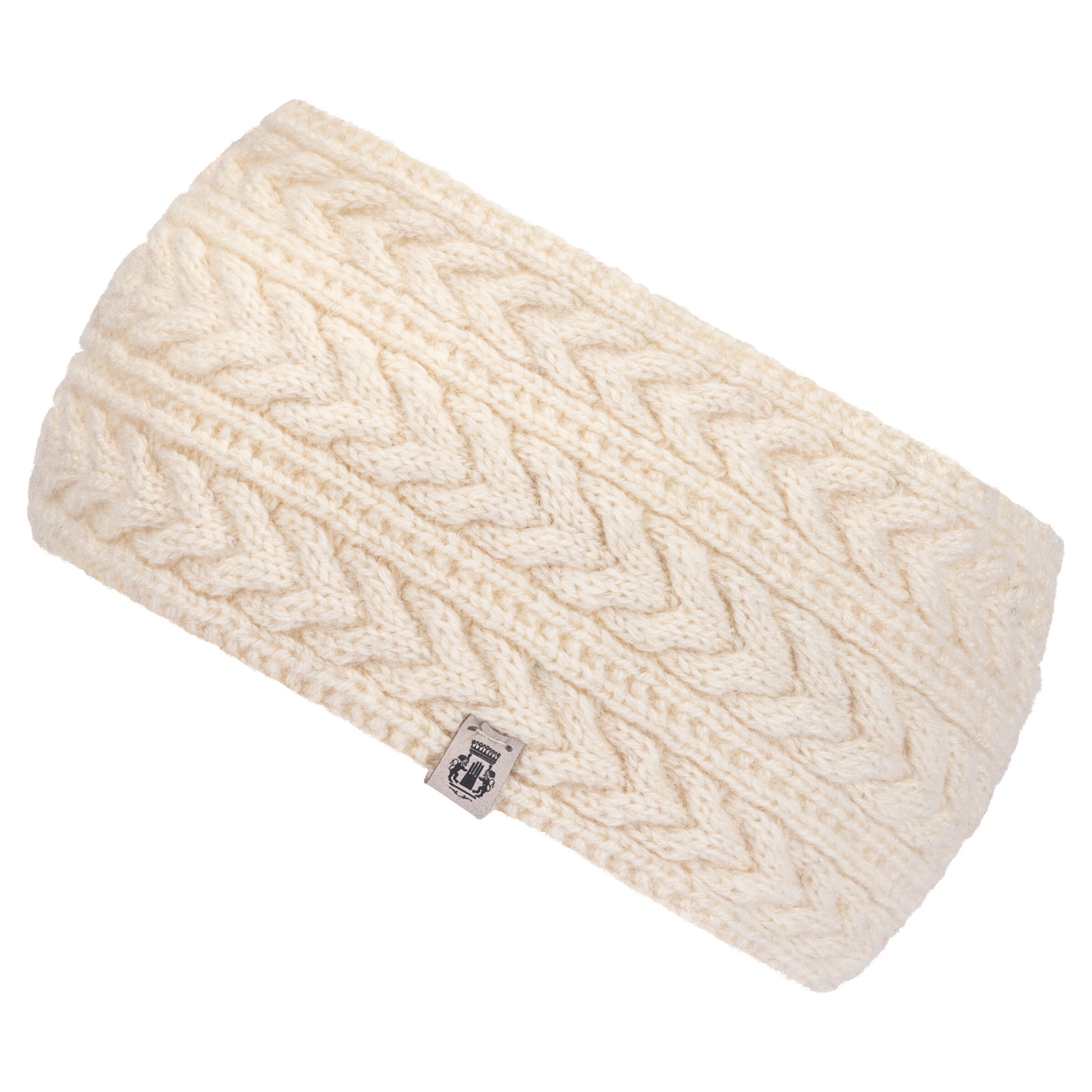 Roeckl Headband 'CASHMERE TWIST' in White: front