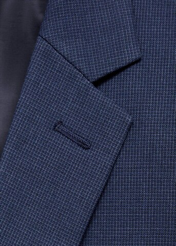 MANGO MAN Slim fit Suit Jacket 'Paris' in Blue