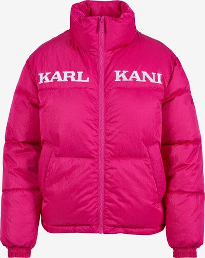 Karl Kani Přechodná bunda - svítivě růžová / bílá, Produkt