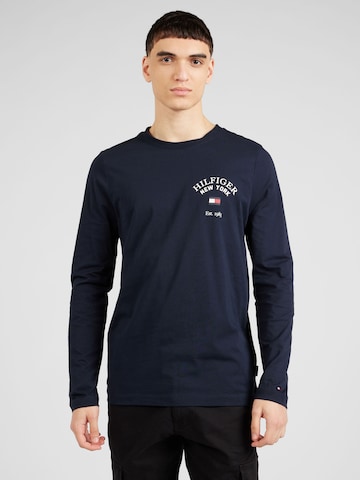 TOMMY HILFIGER Футболка в Синий: спереди