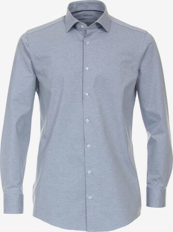 VENTI Slim fit Business Shirt in Blue: front