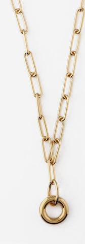 Orelia Necklace in Gold: front