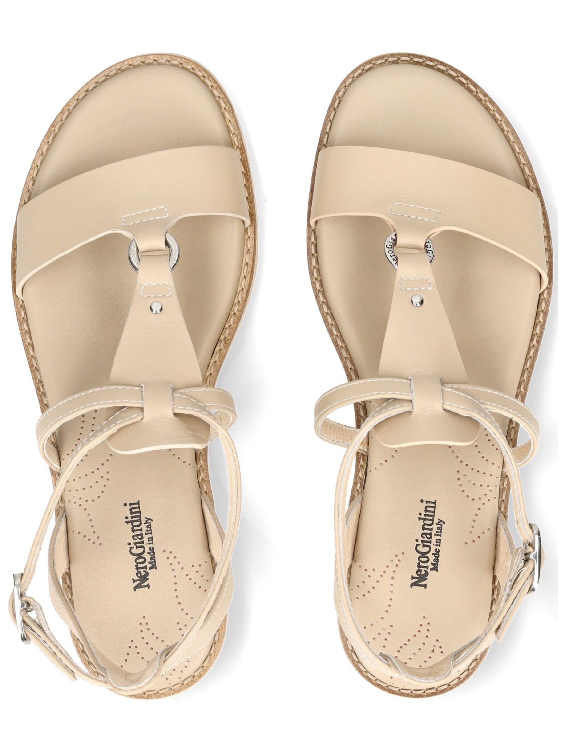Sandales à lanières Nero Giardini en beige