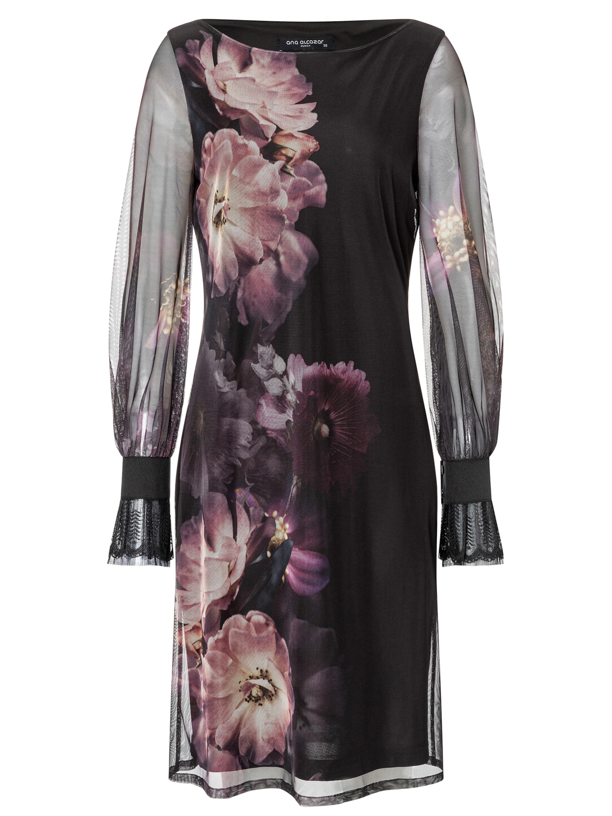 Ana Alcazar Kleid 'Azea' in Schwarz: Vorderseite