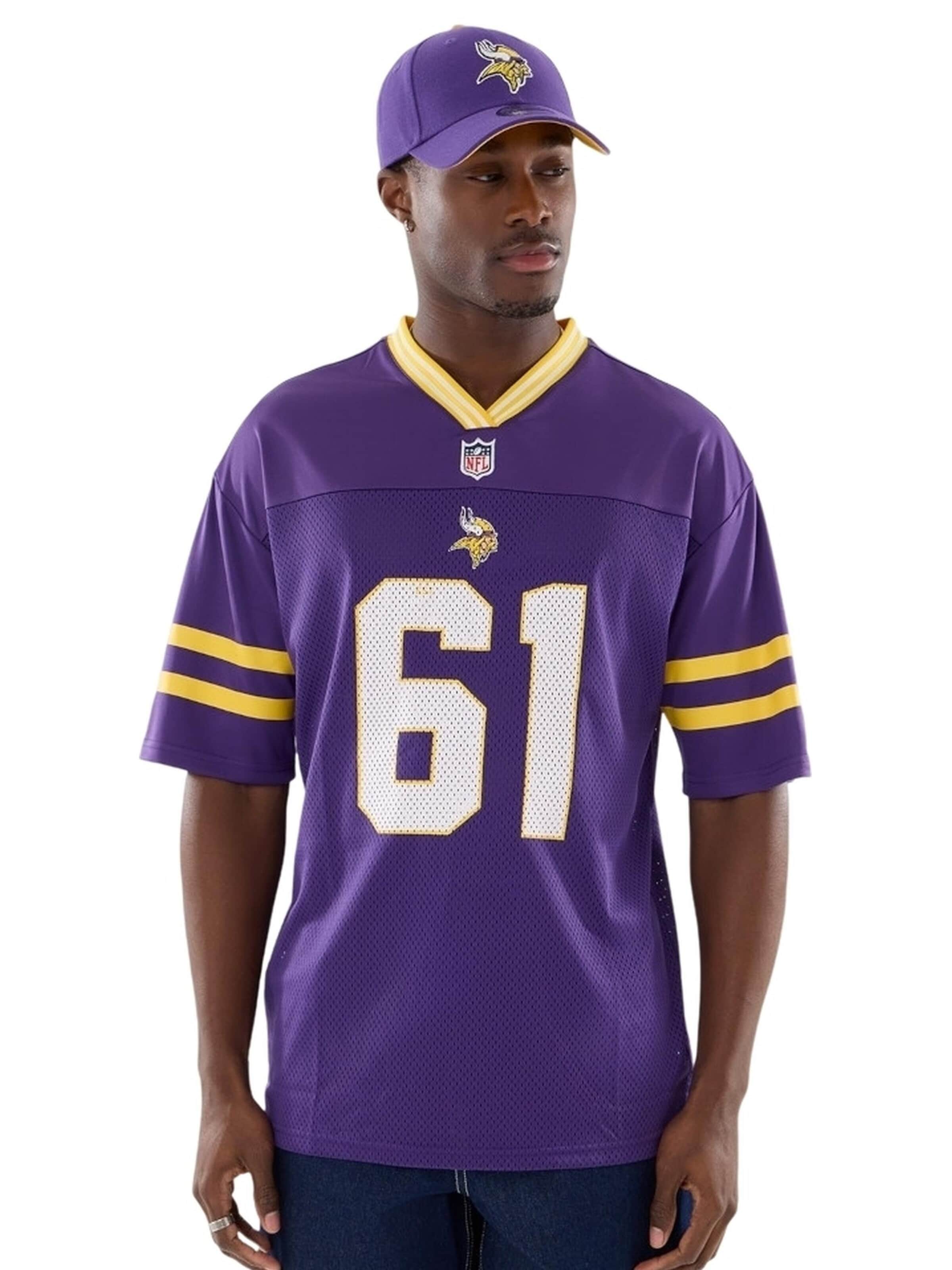 NEW ERA Majica 'Camiseta new era morada vikings nos nfl mesh tee' veličine XS u ljubičasta, Pregled proizvoda