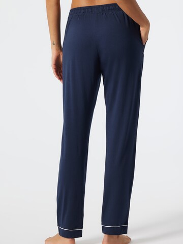 SCHIESSER Pajama Pants 'Mix & Relax' in Blue