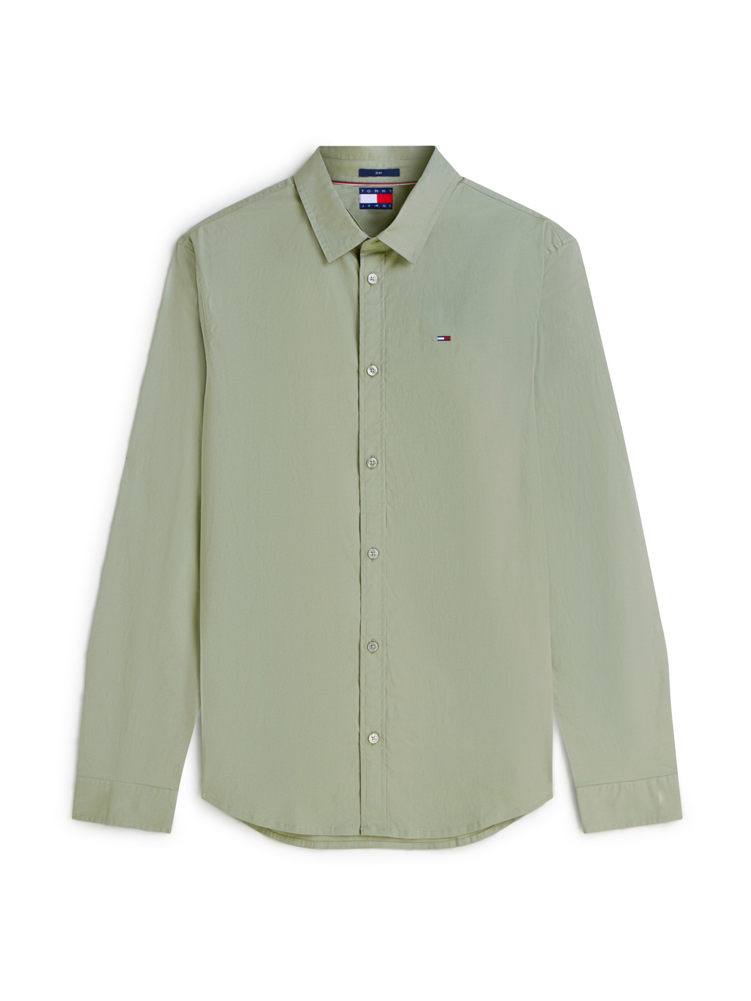 Chemise Tommy Jeans en vert : devant