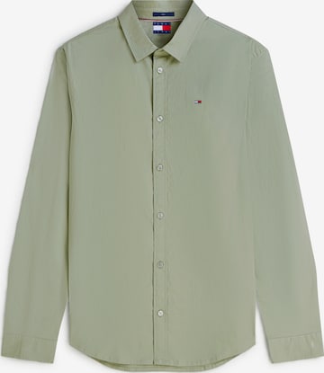Tommy Jeans Slim fit Ing - zöld: elől