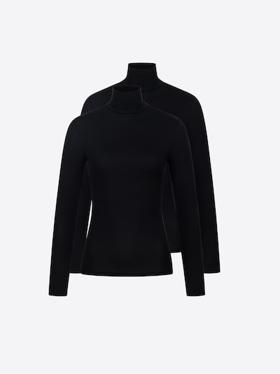 Erlich Textil T-shirt en noir, Vue avec produit