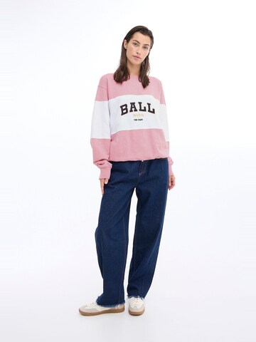 Ball Sweatshirt 'Montana' in Roze