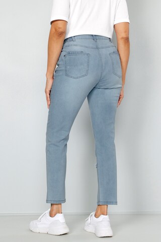 MIAMODA Slimfit Jeans in Blauw