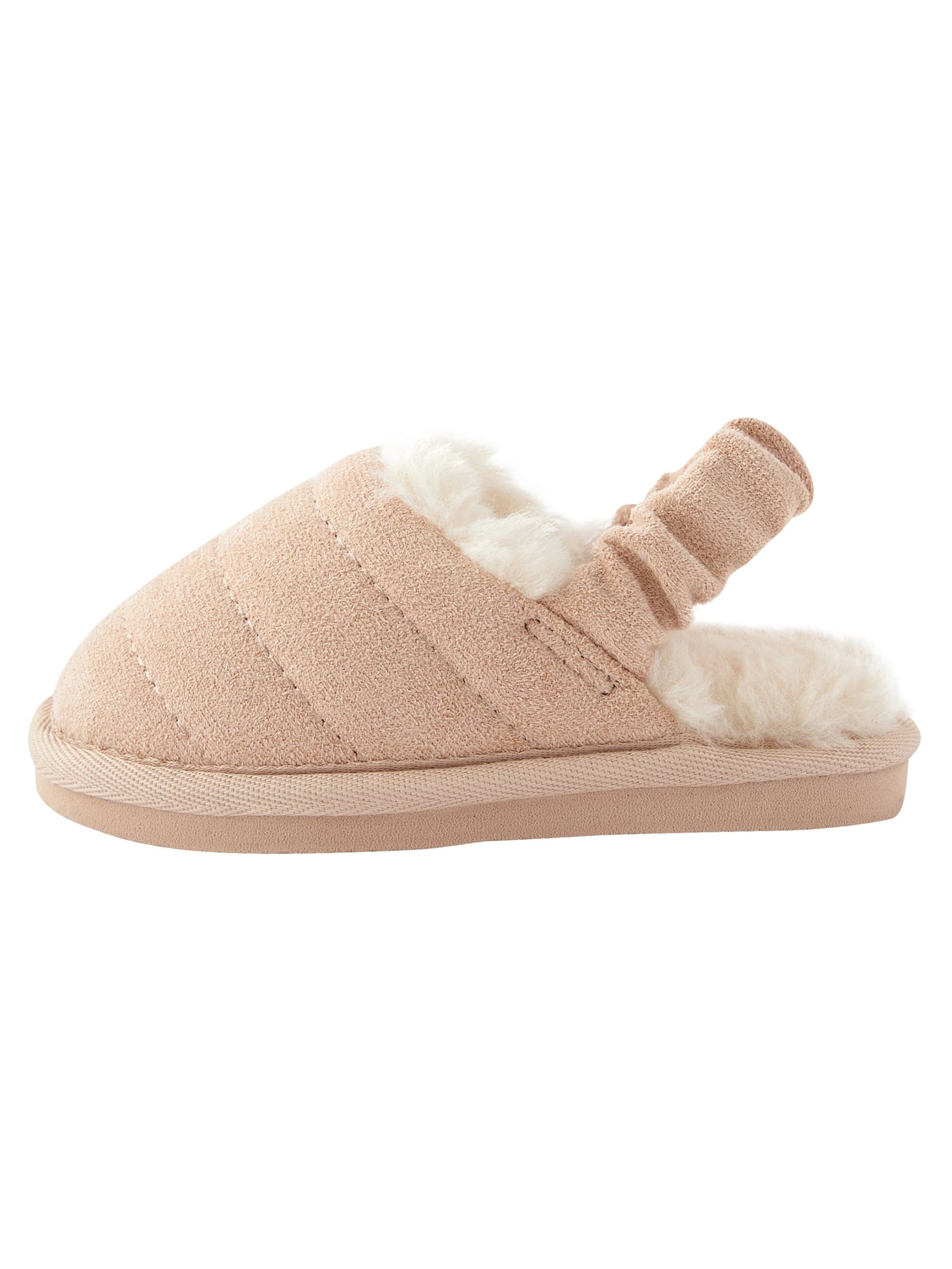 Pantoufle Next en beige : devant