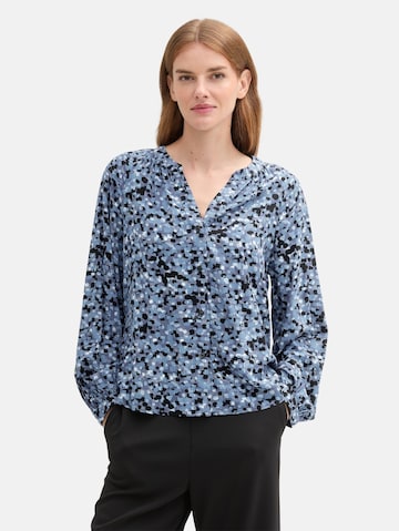 TOM TAILOR Blouse in Blauw: voorkant