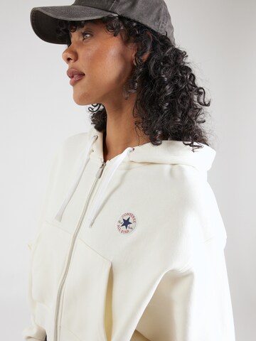 CONVERSE Sweatjacke 'Retro- Chuck' in Beige