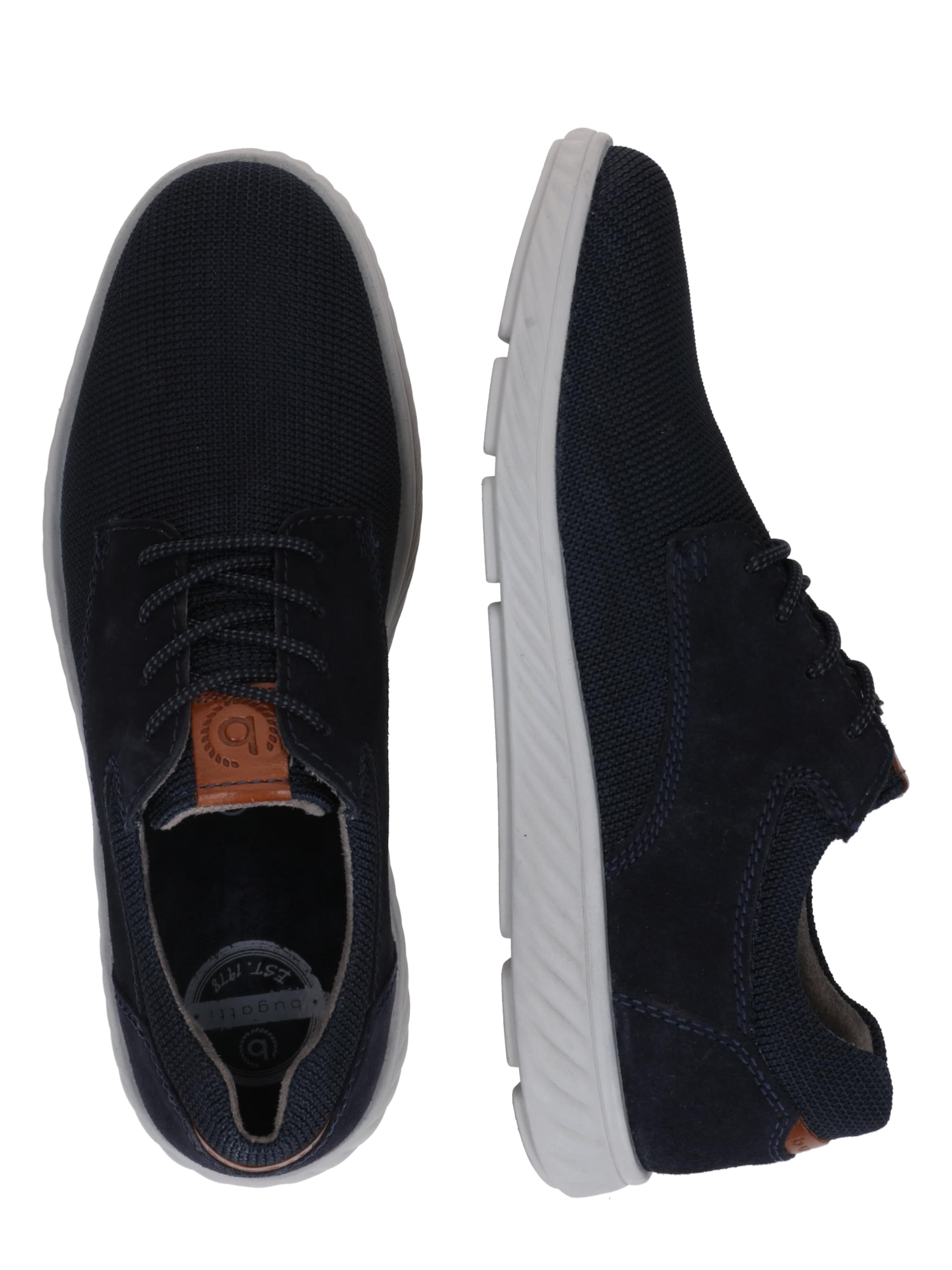 Baskets basses bugatti en bleu