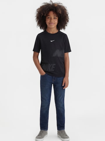 T-Shirt fonctionnel NIKE en noir : devant