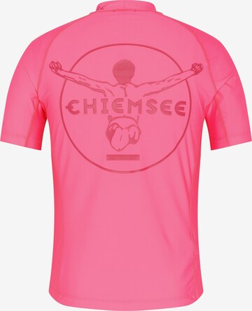 CHIEMSEE Regular fit Performance Shirt 'Awesome' in Pink