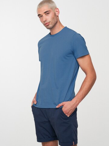 recolution T-Shirt 'PANDAN' in Blau: predná strana