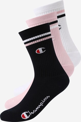 Chaussettes Champion Authentic Athletic Apparel en rose : devant