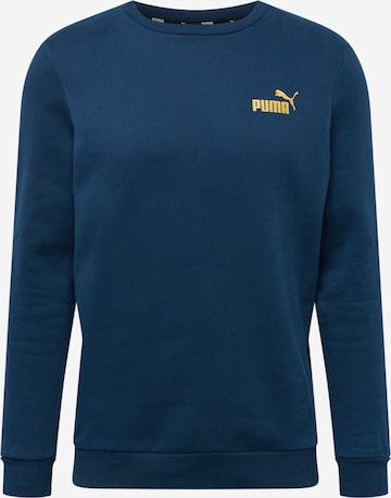 PUMA Athletic Sweatshirt in Blue: front