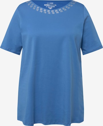 Ulla Popken Shirt in Blauw: voorkant