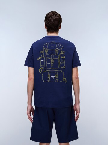 Maglietta 'S-Flint' di NAPAPIJRI in blu: frontale