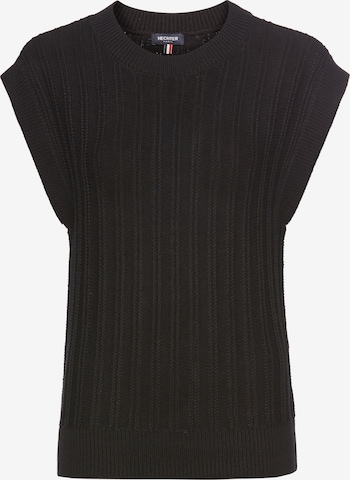 HECHTER PARIS Sweater in Black: front