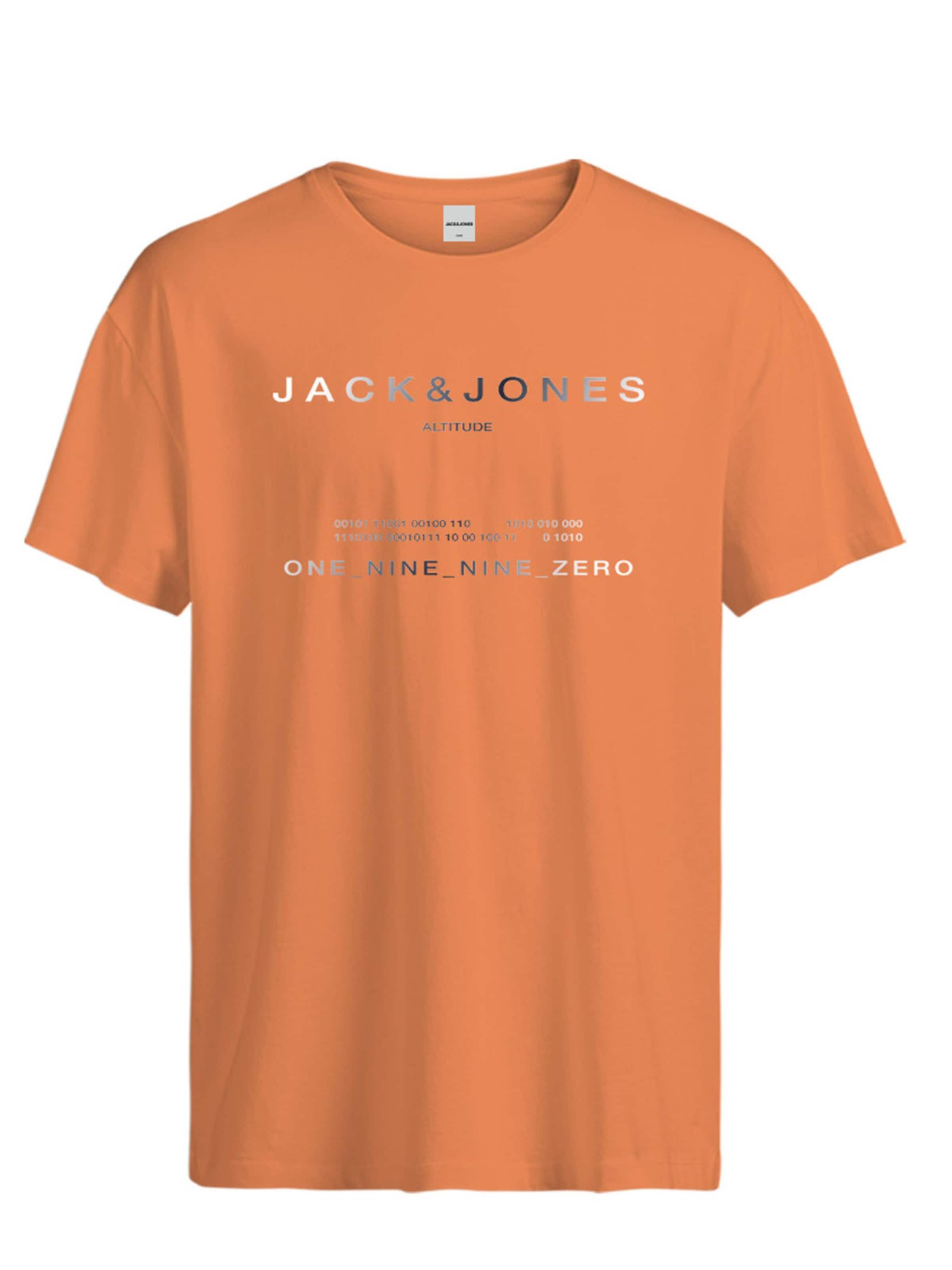 T-shirt 'Jack & Jones - T-shirt' JACK & JONES en orange : devant
