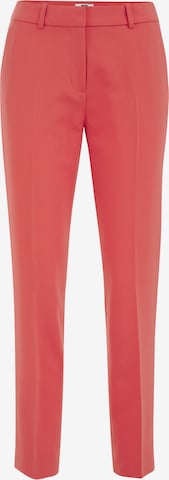 raudona WE Fashion Prigludęs Kelnės su kantu: priekis