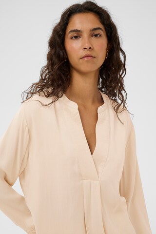 Chemisier 'SLNadeya Albia' SOAKED IN LUXURY en beige