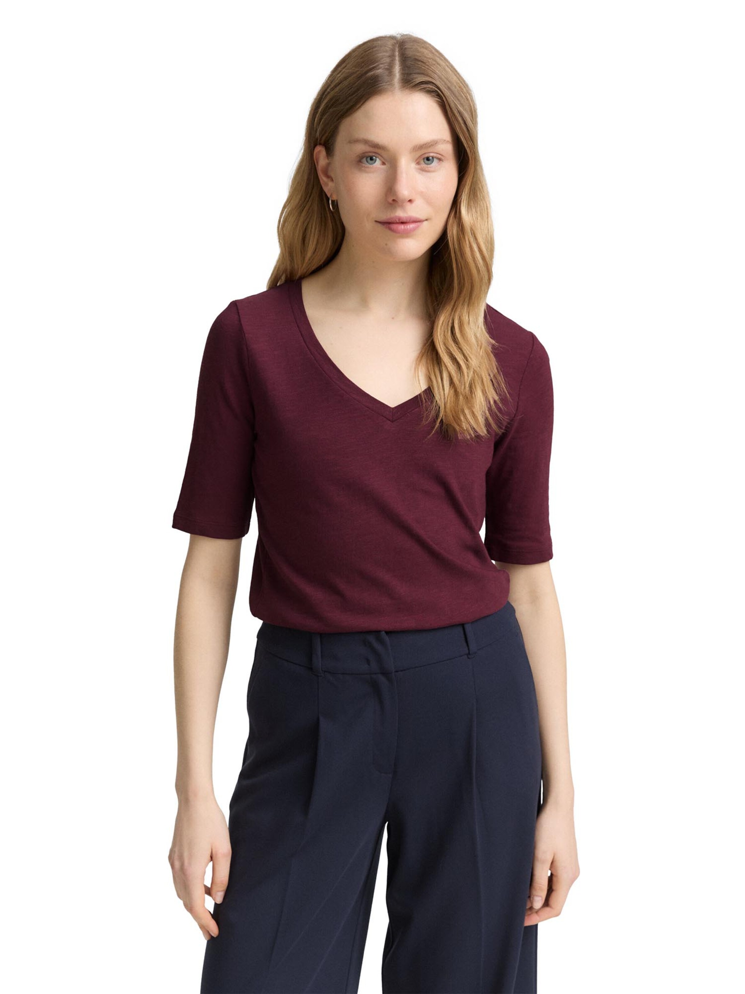 TOM TAILOR T-Shirt in Rot: Vorderseite