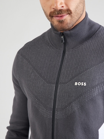 BOSS Кофта в спортивном стиле в Серый