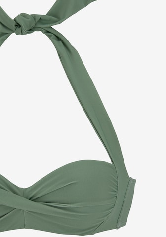 LASCANA Bikini Top 'Lolo' in Green