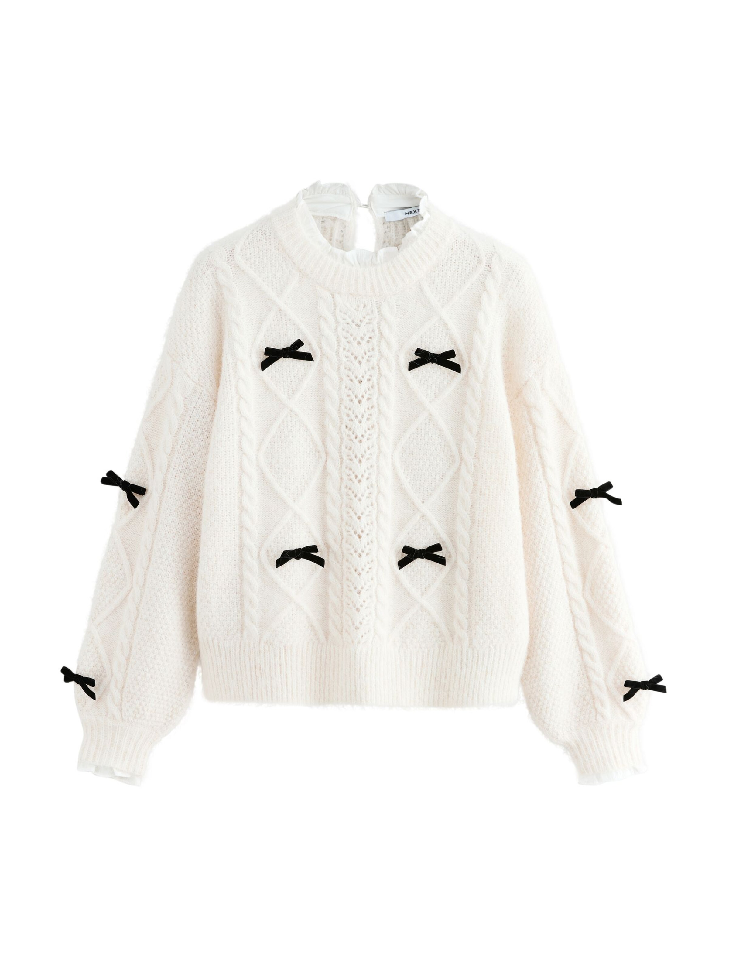 Pull-over Next en beige : devant