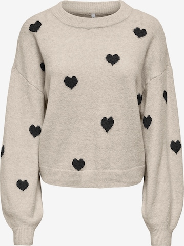 ONLY Pullover 'ONLRICA' in Beige: Vorderseite