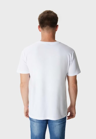 Oldskull Shirt 'Asian Icons Legends Walking Graphic' in White