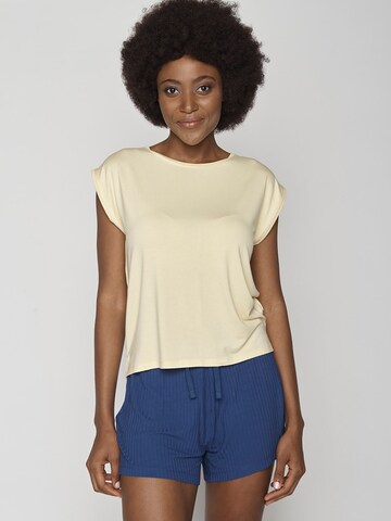 GREENBOMB Shirt in Yellow: front