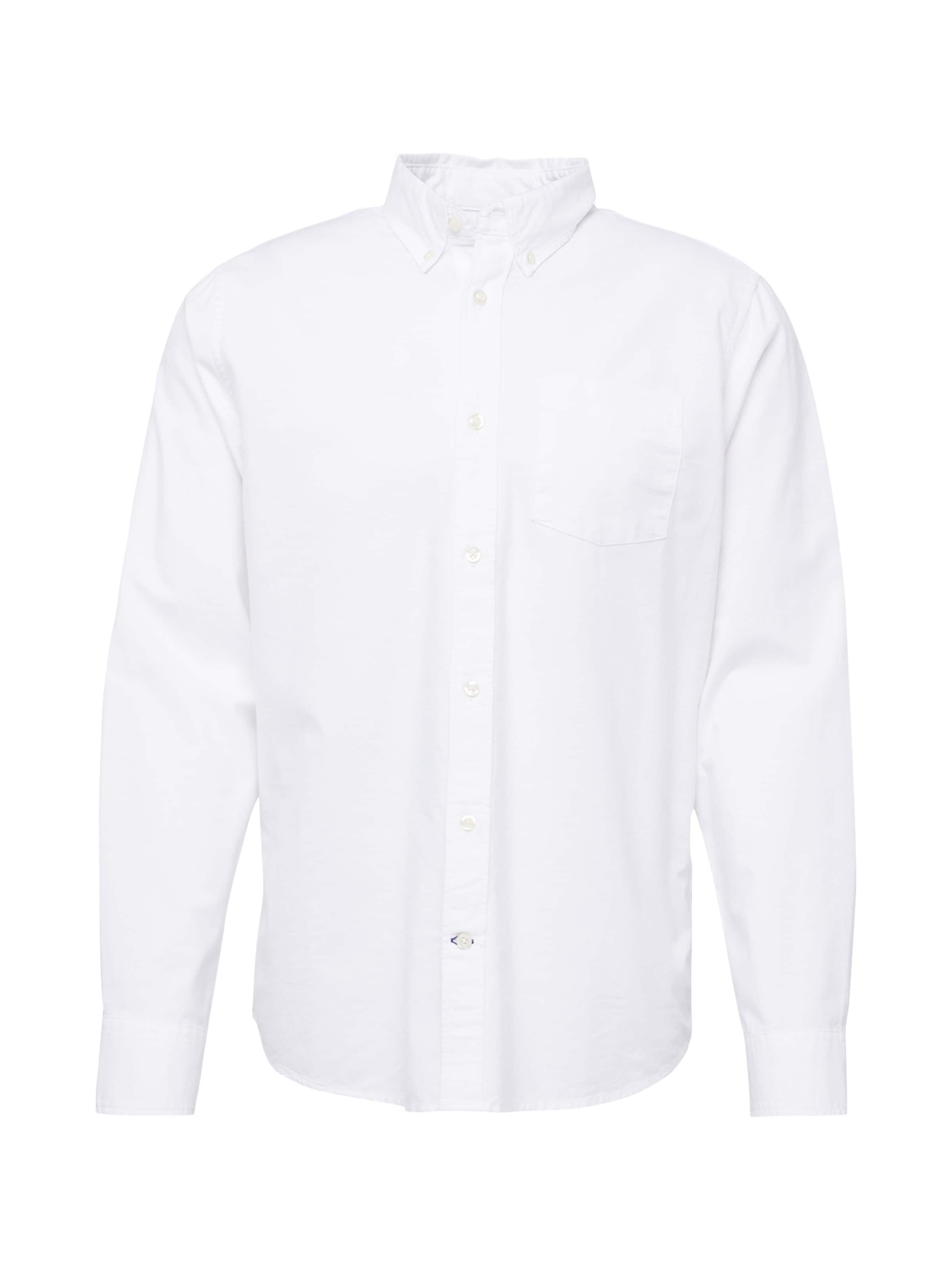 GAP Regular fit Πουκάμισο σε λευκό: μπροστά