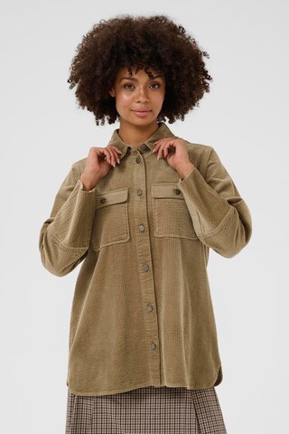 CULTURE Between-season jacket 'CUBaela' in Brown: front