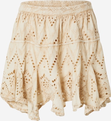 Free People Rok 'SERENITY' in Wit: voorkant