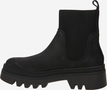 Apple of Eden Chelsea boots 'DAPHNE' in Zwart