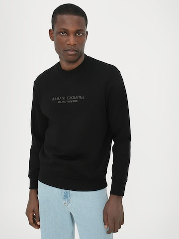 ARMANI EXCHANGE Mikina – černá