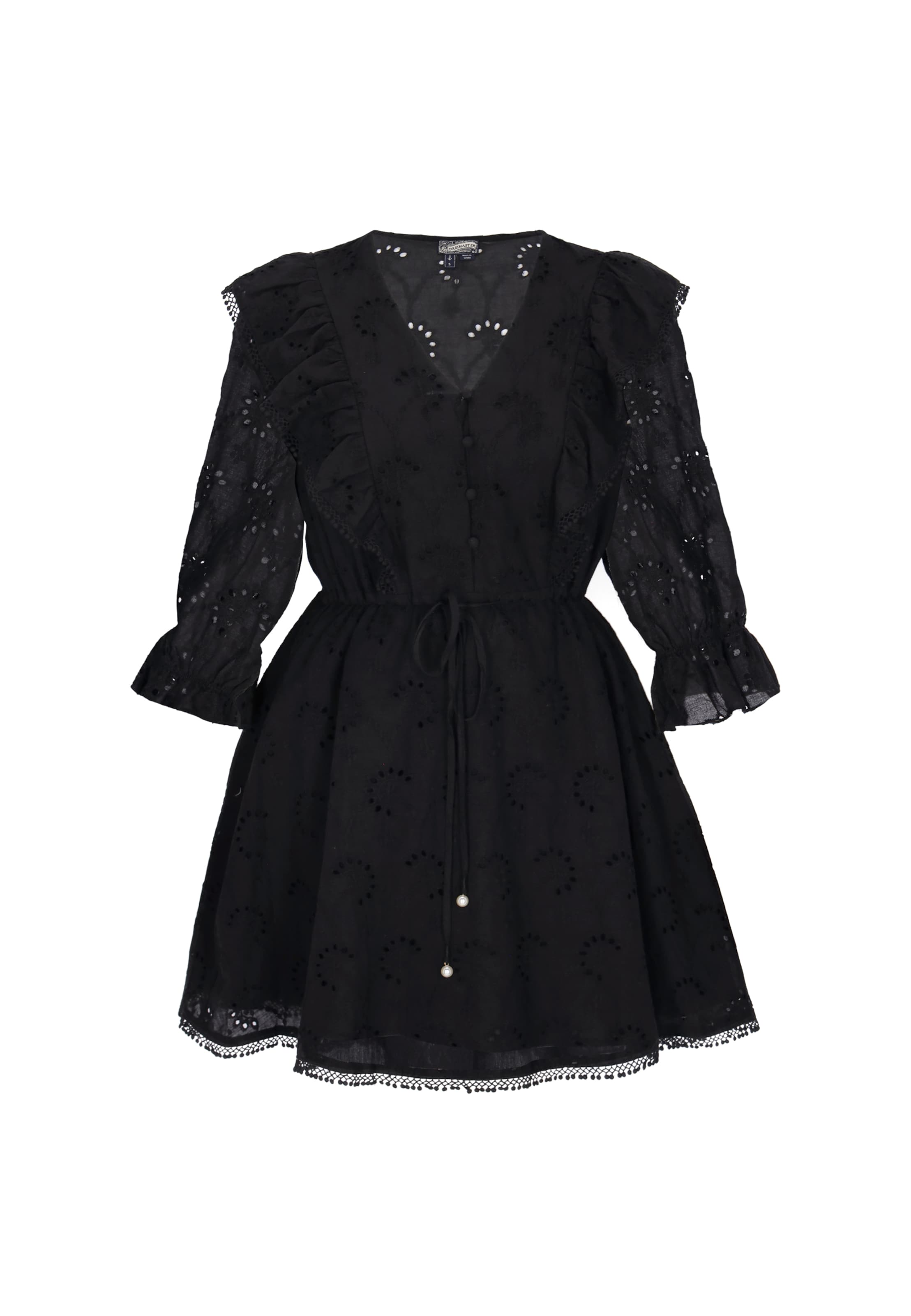DreiMaster Vintage - Vestido en negro: frente