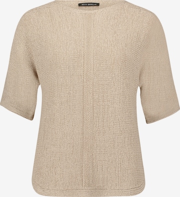 Betty Barclay Strickpullover kurzarm in Beige: Vorderseite