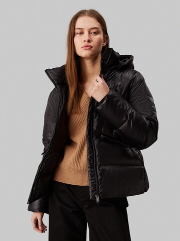 Veste d’hiver Calvin Klein en noir : devant