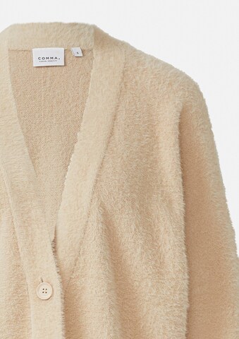 COMMA Pletena jopa | bež barva