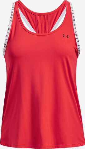 UNDER ARMOUR Sports Top 'Knockout' in Red: front