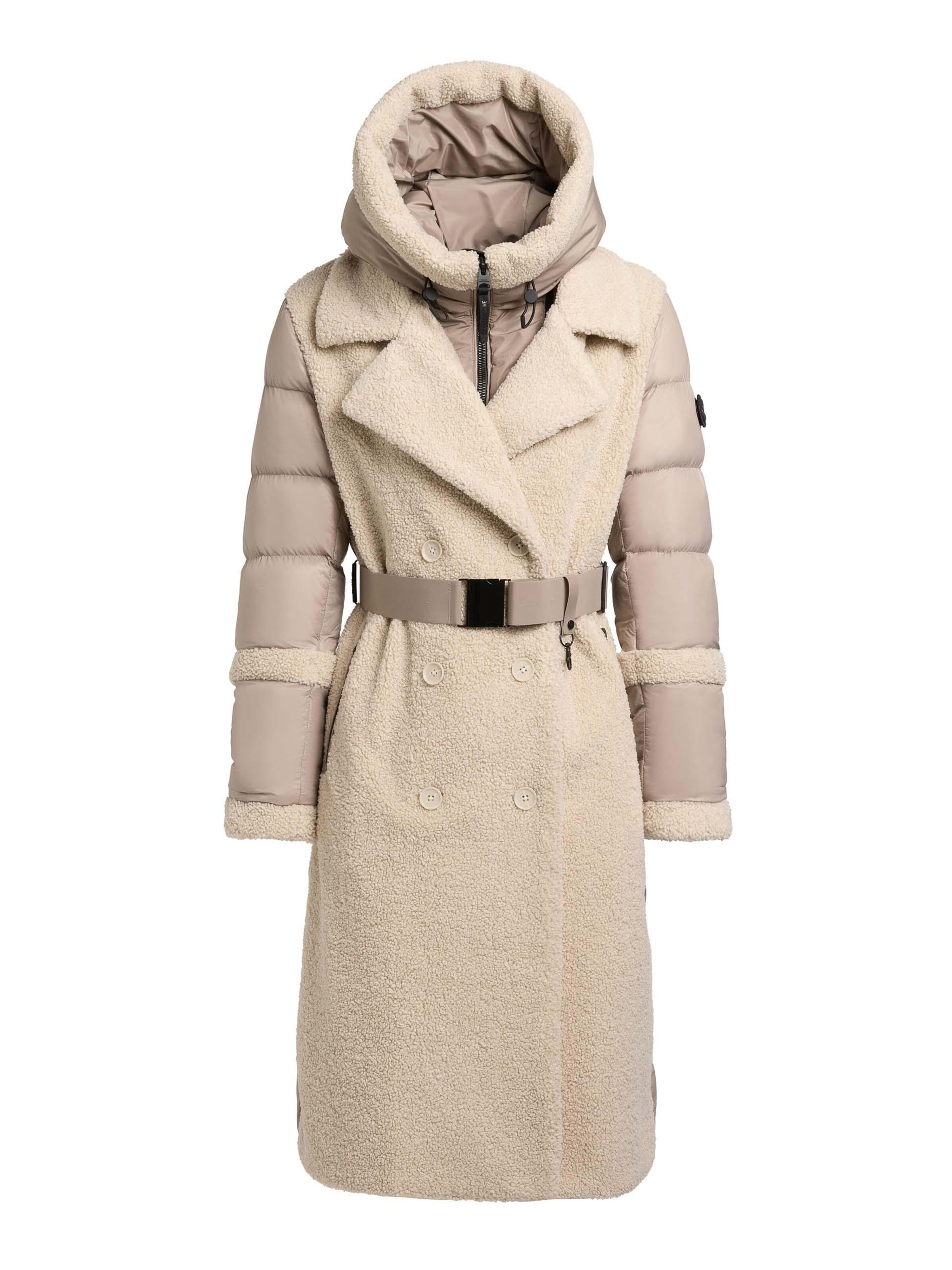 khujo Wintermantel 'Kalmia' in Beige: Vorderseite