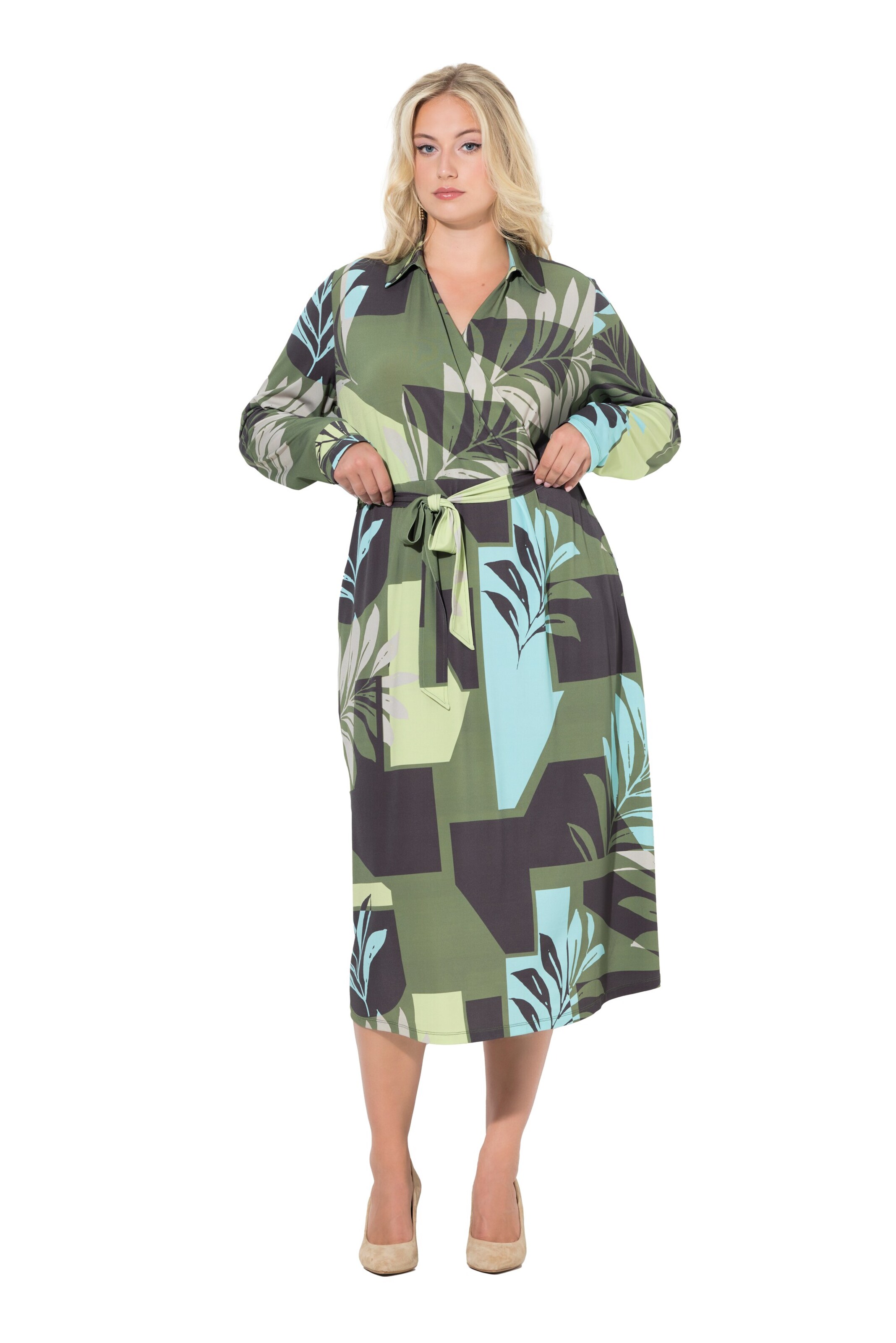 Ulla Popken Jurk in Gemengde kleuren: voorkant