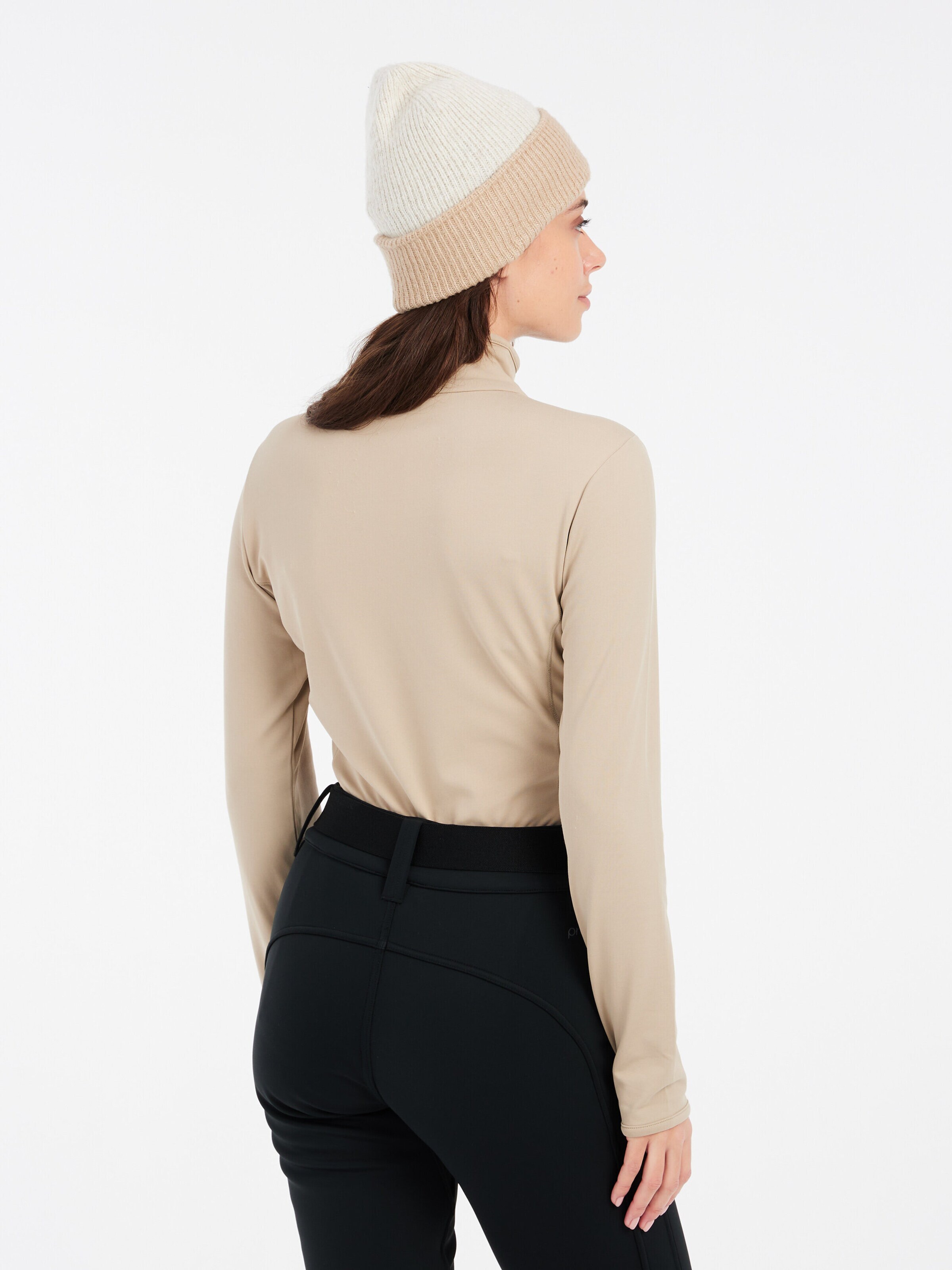 PROTEST Athletic Sweatshirt 'REFABRIZ' in Beige